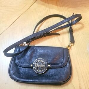 Tory Burch Black Leather Crossbody Bag